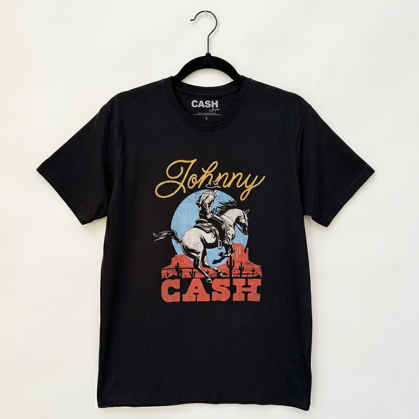 Johnny Cash Cowboy Carbon T-shirt Back