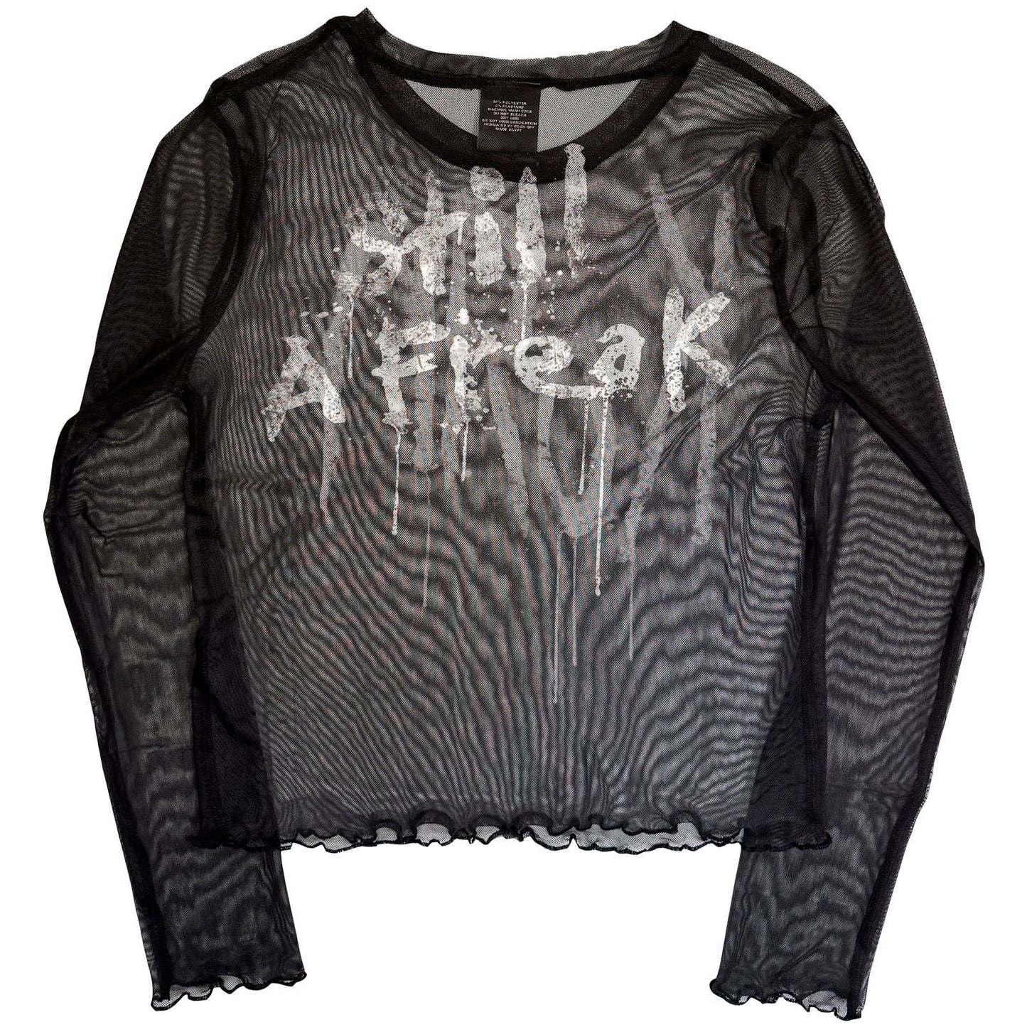 Korn Still A Freak Mesh Crop Top Girls Jr Back