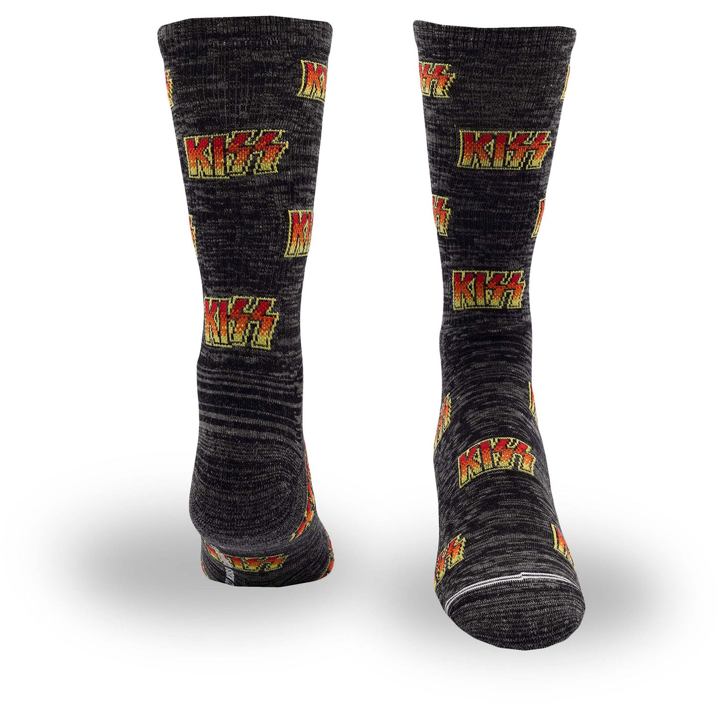 KISS Allover Logo (US Men's Shoe Size 8-12) Socks Front
