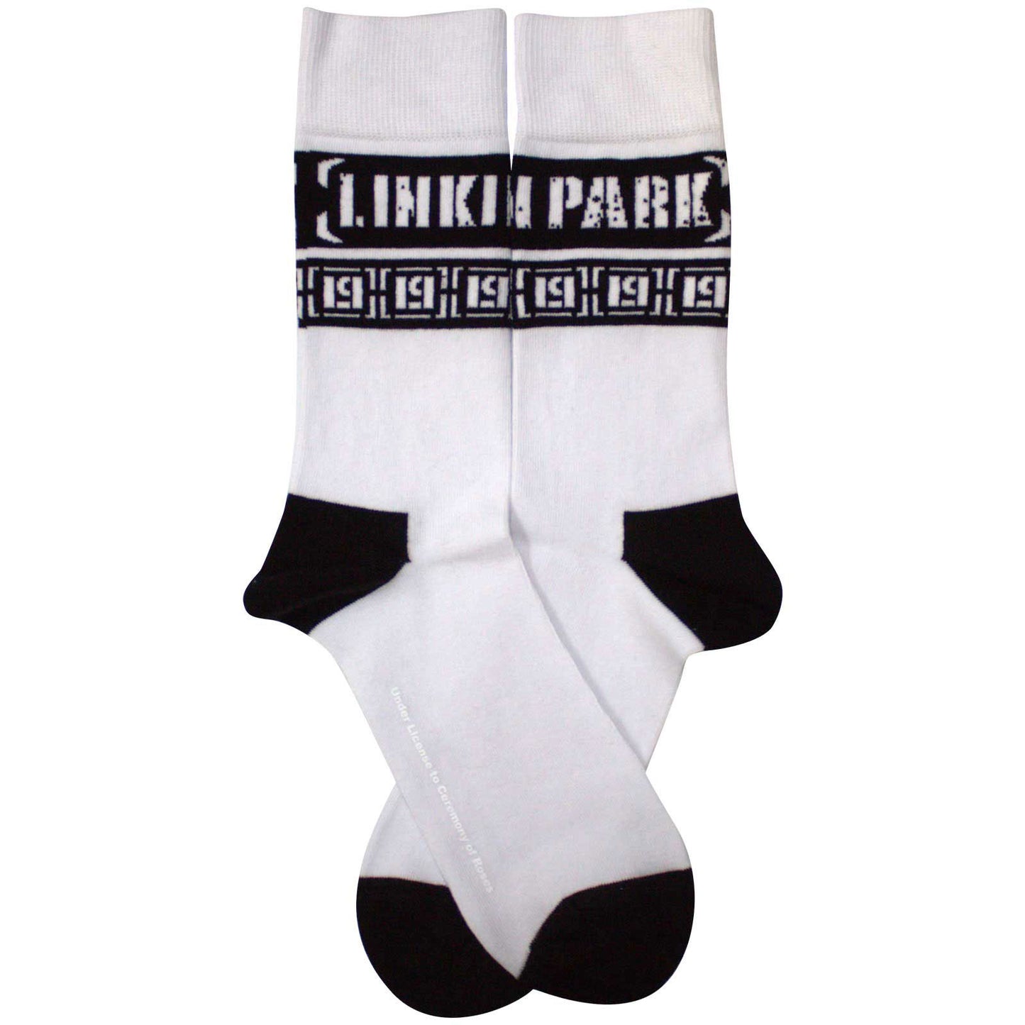 Linkin Park Lp Repeat (US Men's Shoe Size 8-12) Socks Back