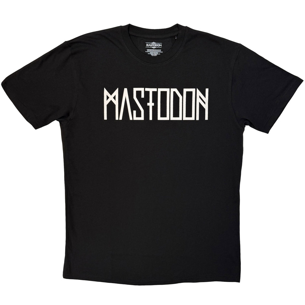 Mastodon Logo Mono T-shirt Front