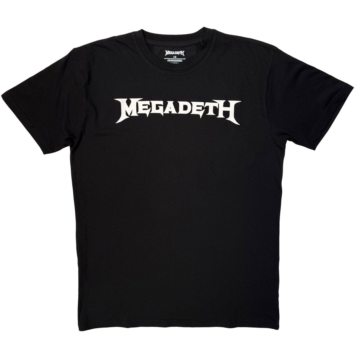 Megadeth Logo Mono T-shirt Front