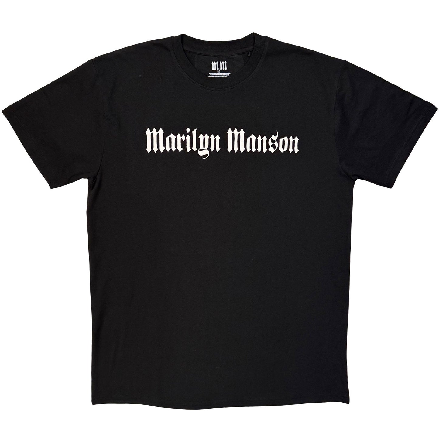 Marilyn Manson Logo Mono T-shirt Front