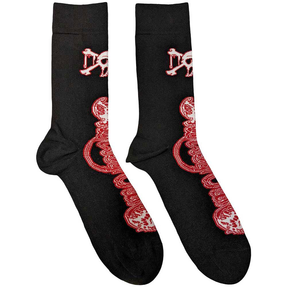 Motley Crue Feelgood (US Men's Shoe Size 8-12) Socks Front