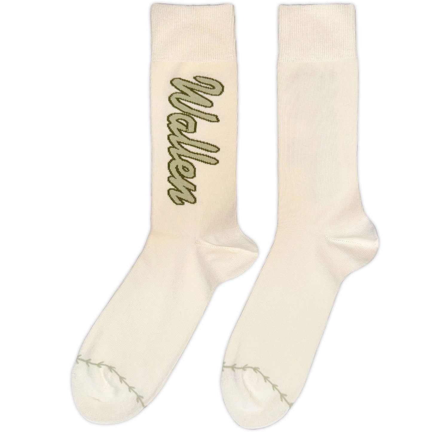 Morgan Wallen Green Logo Baseball (US Men's Shoe Size 8-12) Socks Back