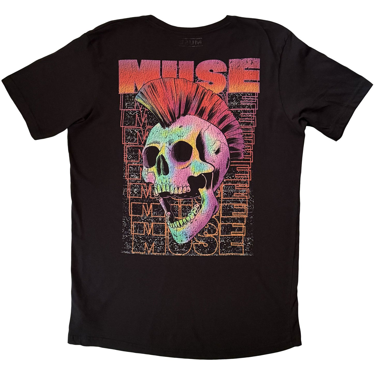 Muse Punk Skull T-shirt Back