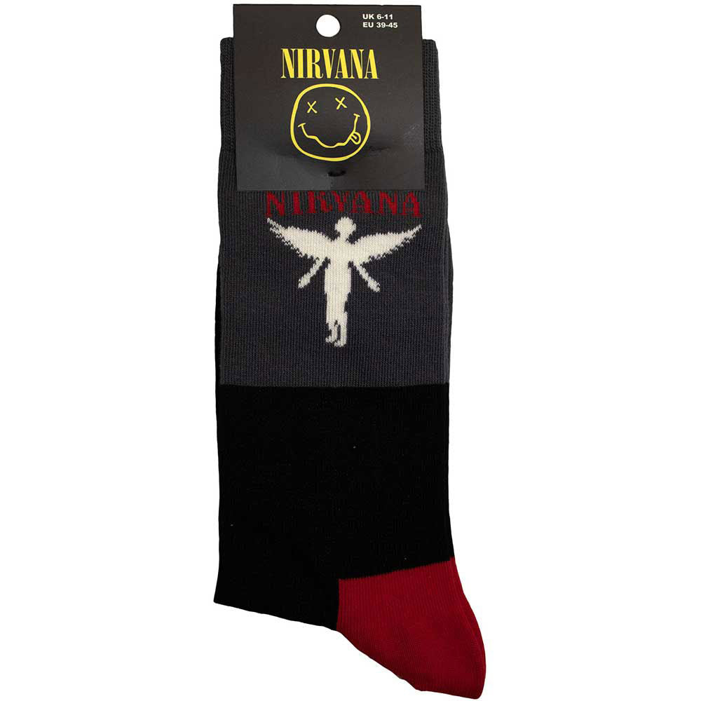 Nirvana In Utero (US Men's Shoe Size 8-12) Socks Back