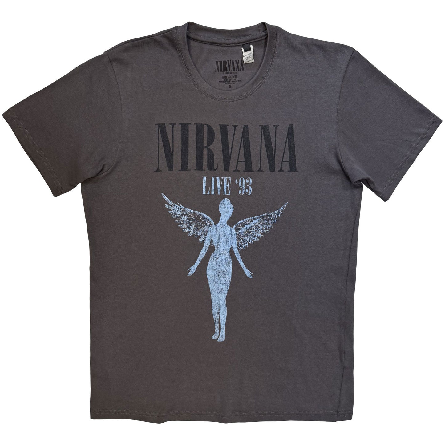 Nirvana Live '93 Angel T-shirt Front