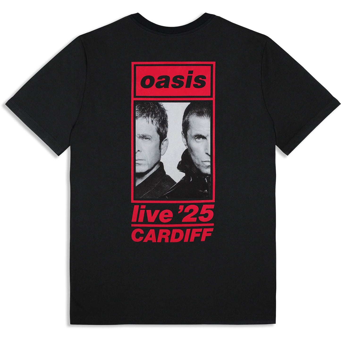 Oasis Cardiff 4th July Event T-shirt Back