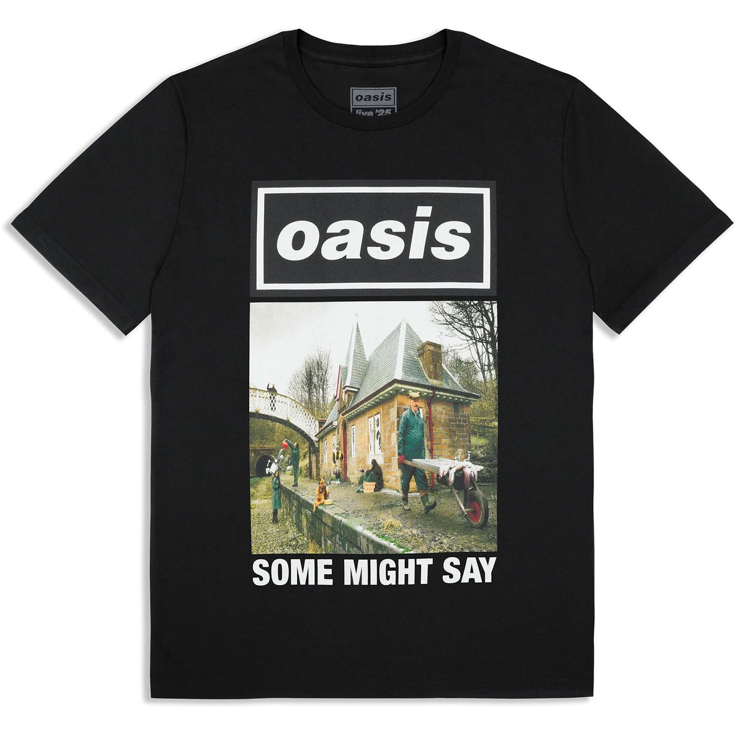 Oasis Some Might Say Single Cover T-shirt Front