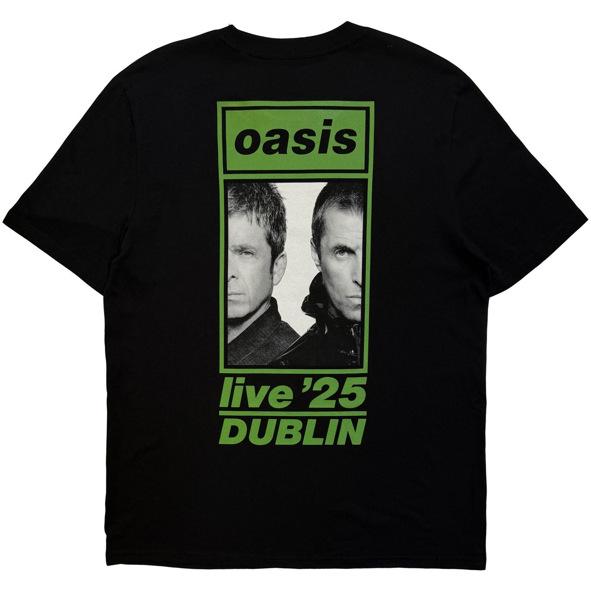 Oasis Dublin 17 Aug Event T-shirt Back