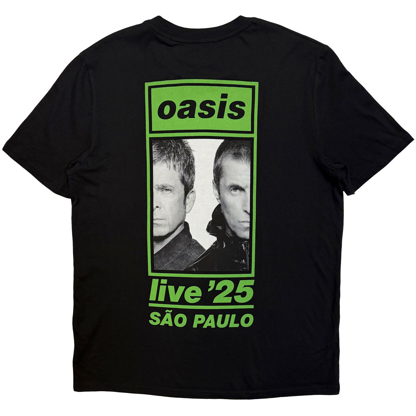 Oasis Sao Paulo Half Faces Fan Store T-shirt Back
