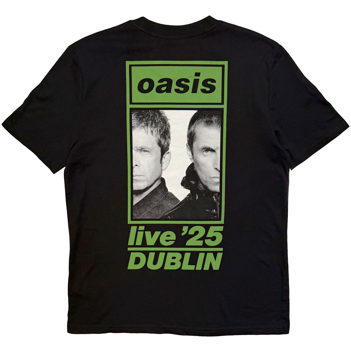 Oasis Dublin 16.08.25 T-shirt Back