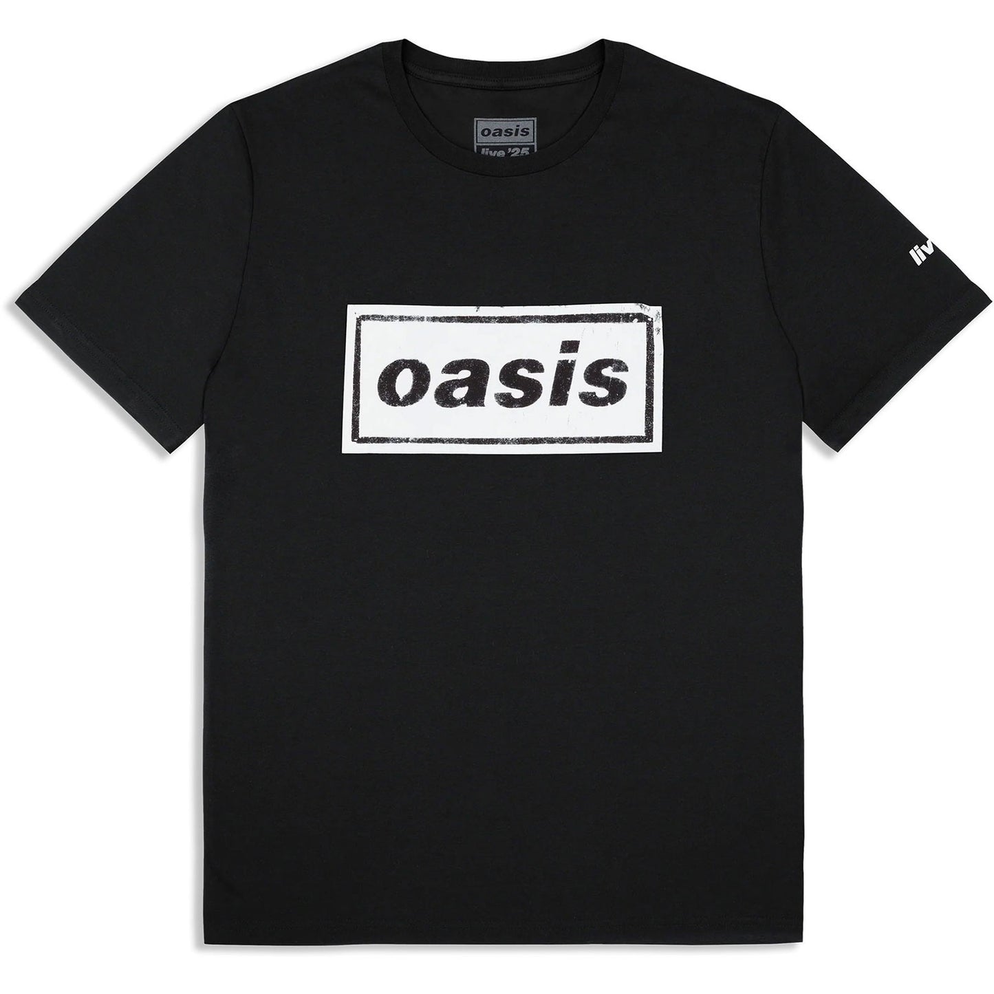 Oasis Stencil Logo T-shirt Front