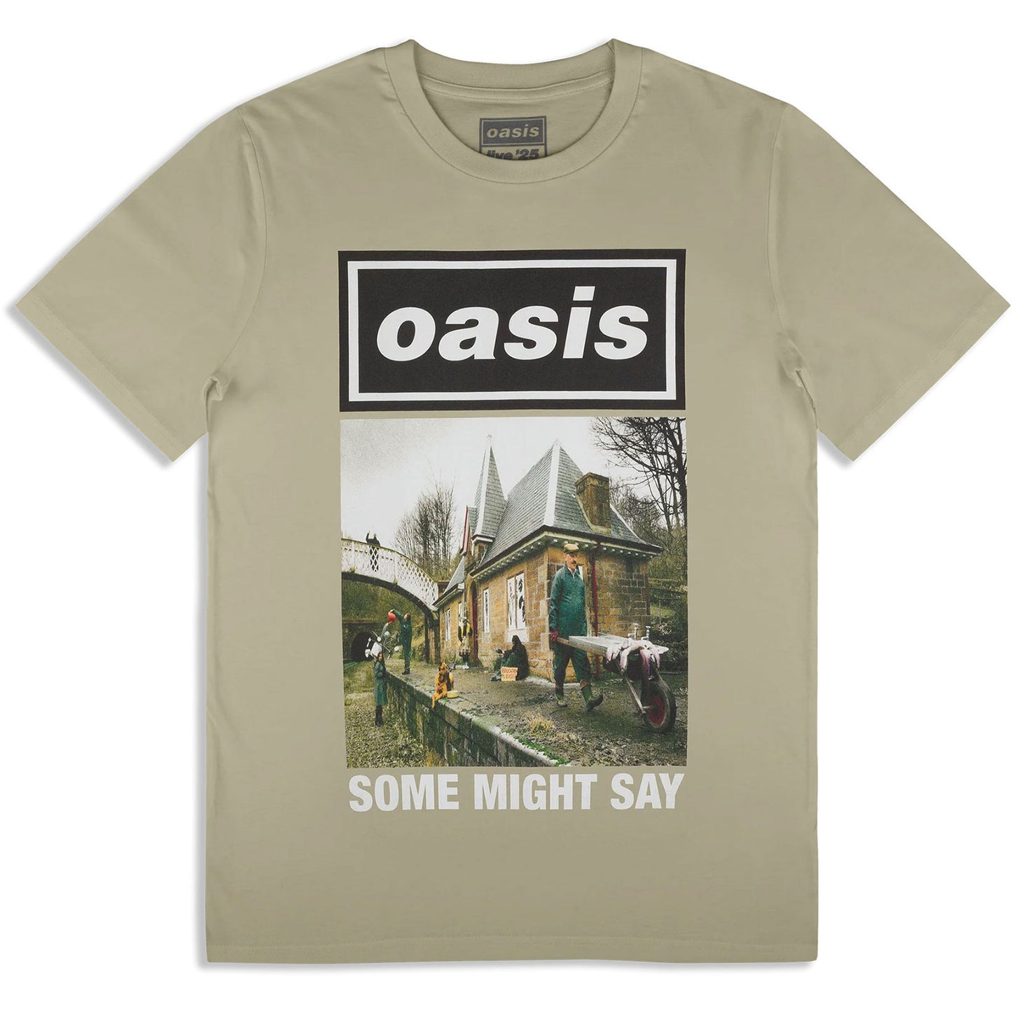 Oasis Some Might Say Single Cover T-shirt Front