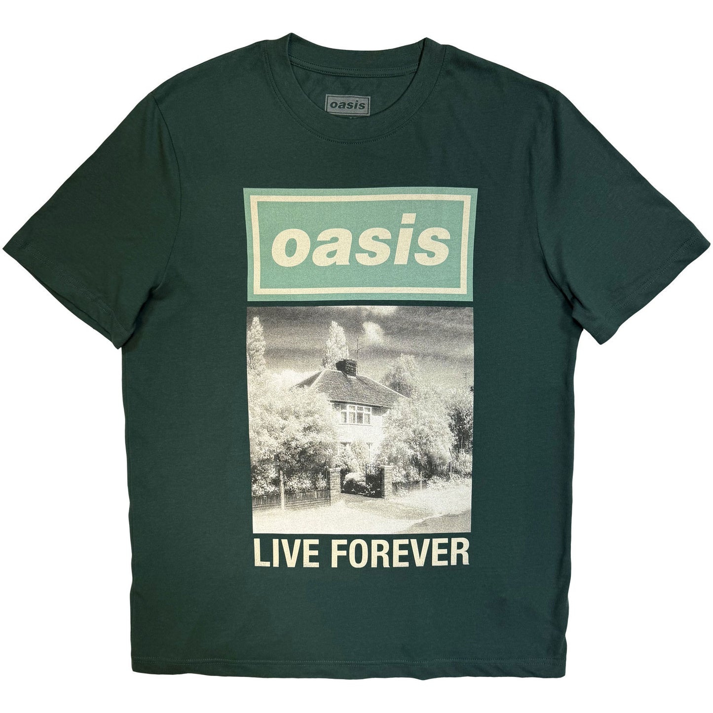 Oasis Live Forever Single Cover T-shirt Front