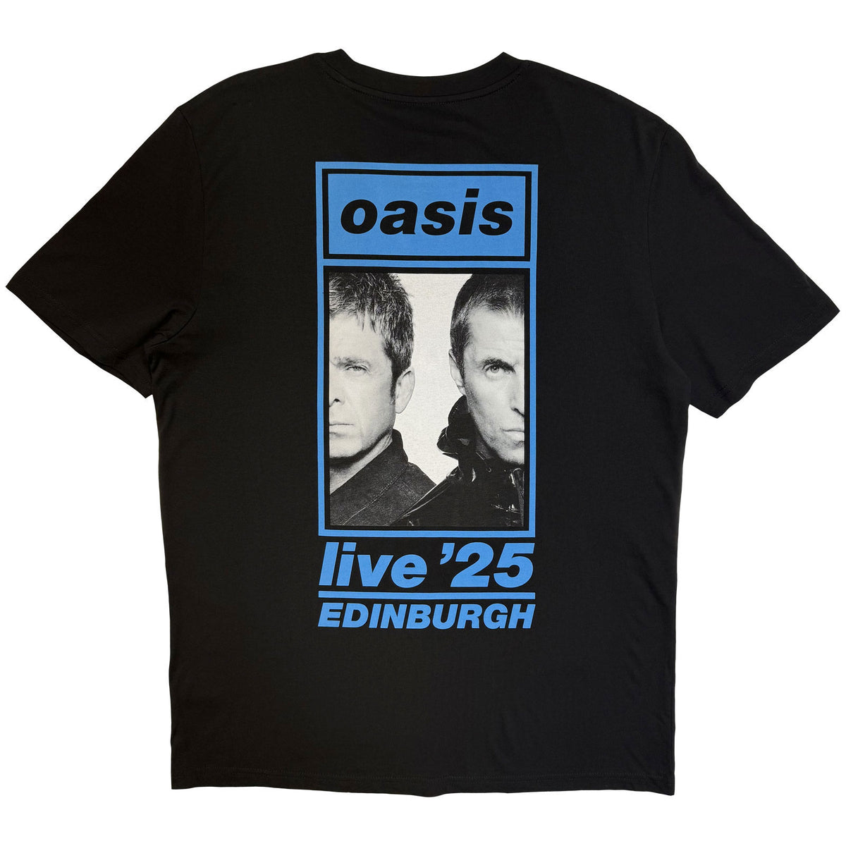 Oasis Edinburgh 9 Aug Event T-shirt Back