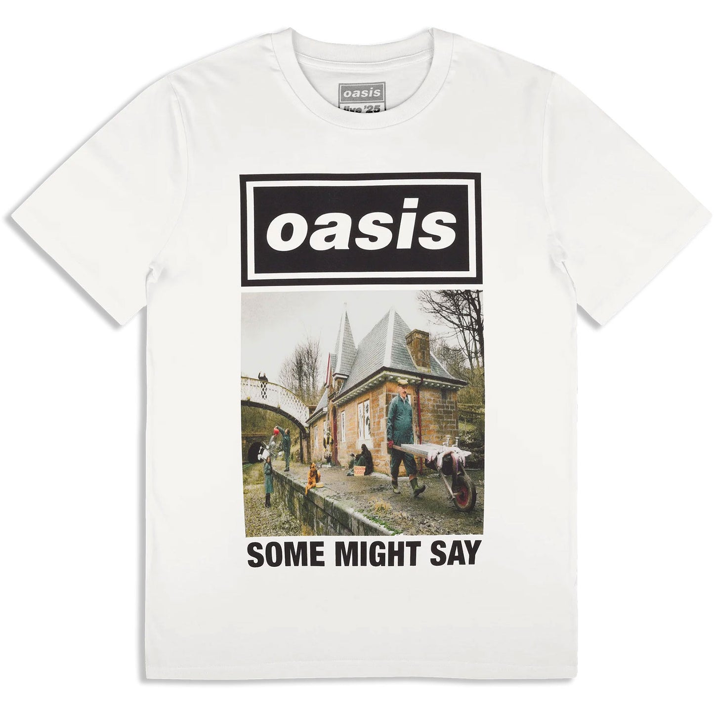 Oasis Some Might Say Single Cover T-shirt Front