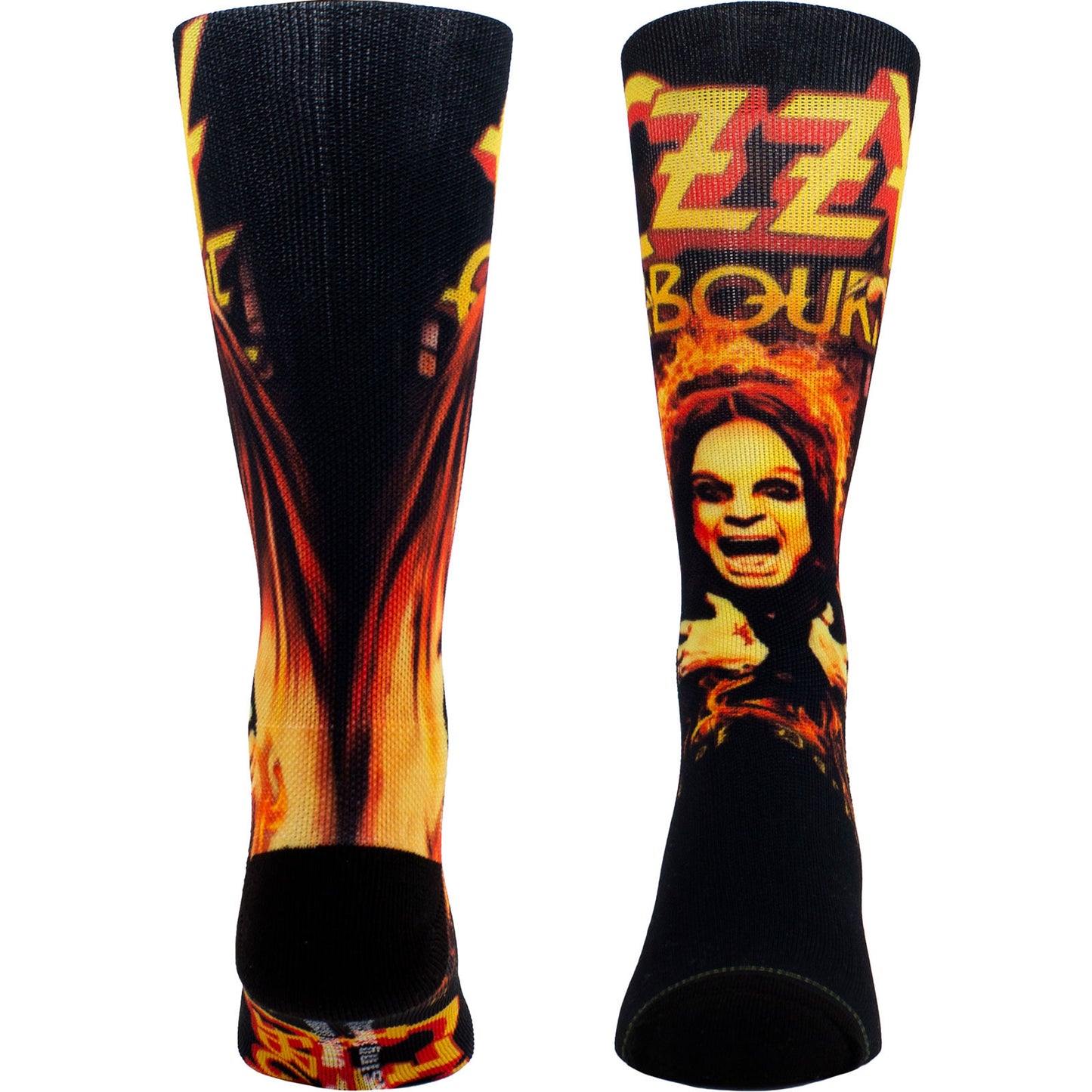 Ozzy Osbourne Prince Of Darkness Sublimation (US Men's Shoe Size 8-12) Socks Front