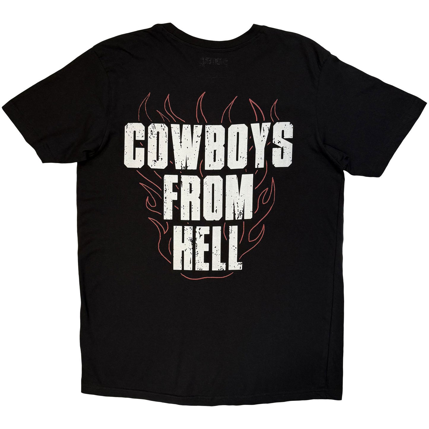 Pantera Cowboys From Hell Flames T-shirt Back