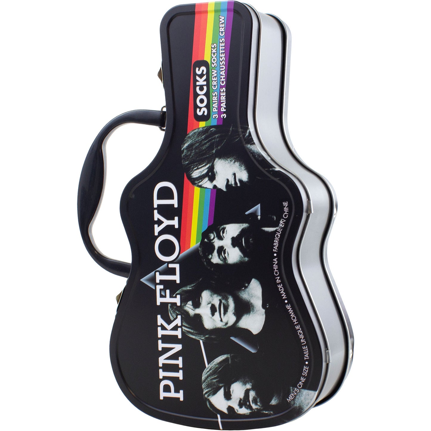 Pink Floyd Logos (US Men's Shoe Size 8-12) Socks Front