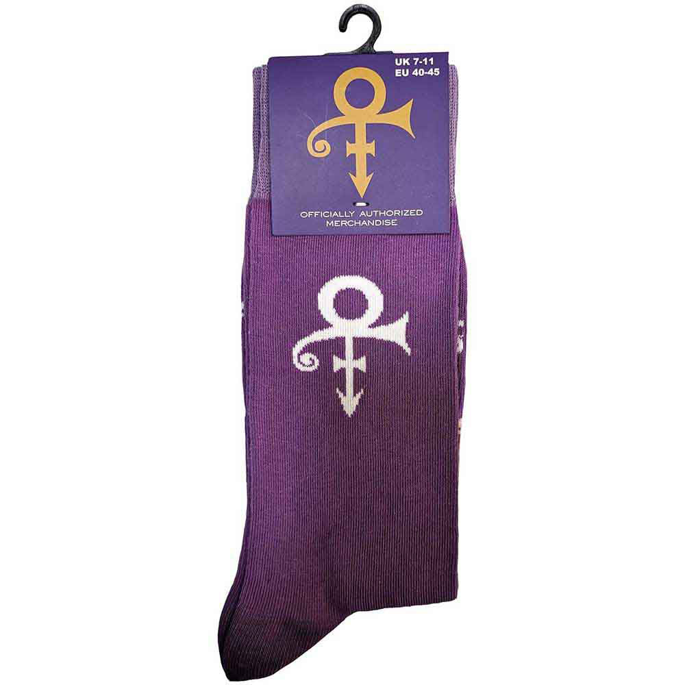 Prince Symbol (US Men's Shoe Size 8-12) Socks Back