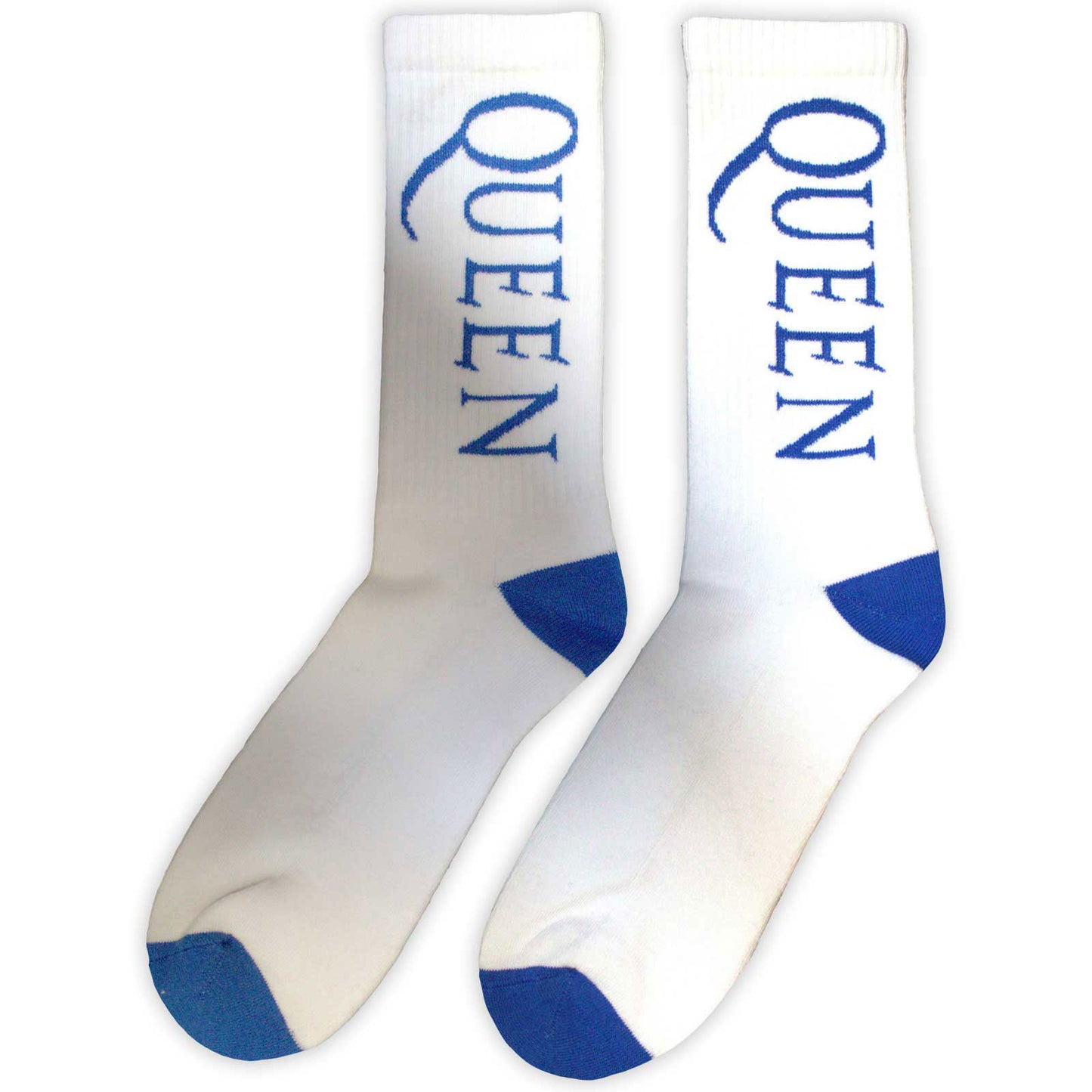 Queen Blue Logo (US Men's Shoe Size 8-12) Socks Back