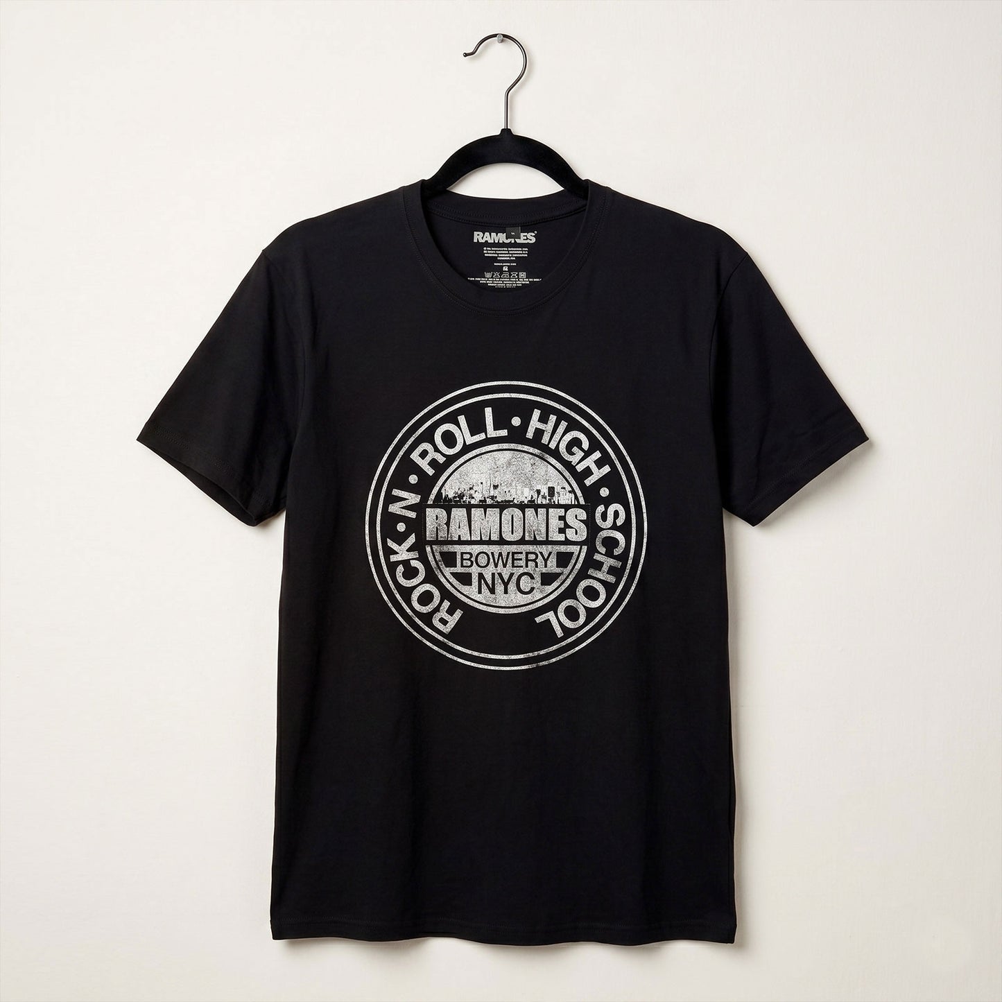 Ramones Rock N' Roll High School Carbon T-shirt Back