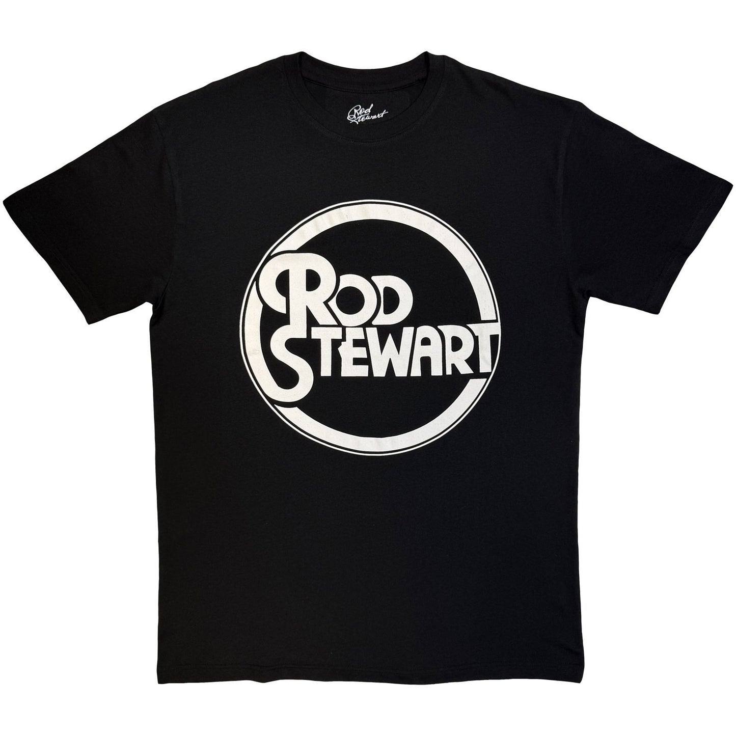 Rod Stewart Circle Logo Mono T-shirt Front