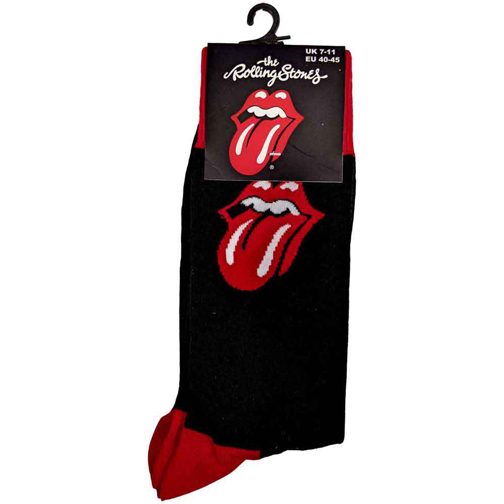 Rolling Stones Classic Tongue (US Men's Shoe Size 8-12) Socks Alt 2