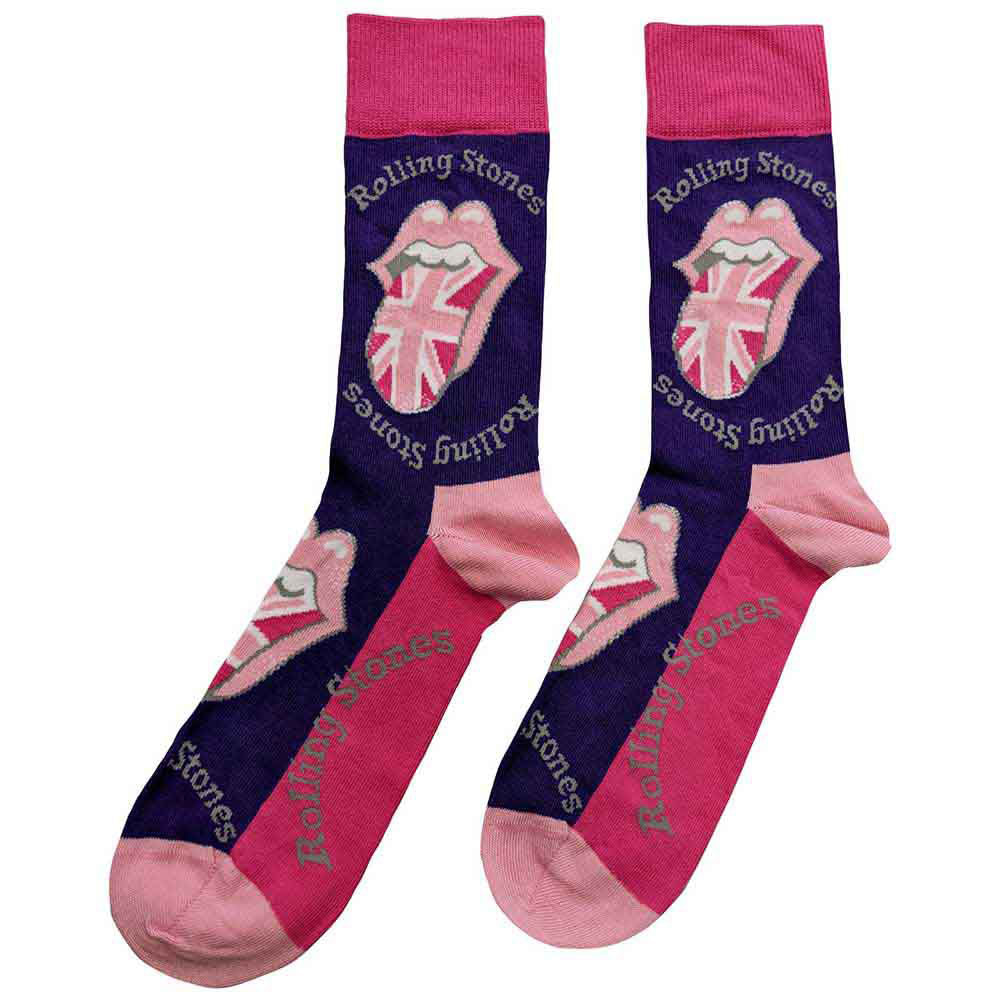 Rolling Stones Uk Tongue (US Men's Shoe Size 8-12) Socks Alt 2
