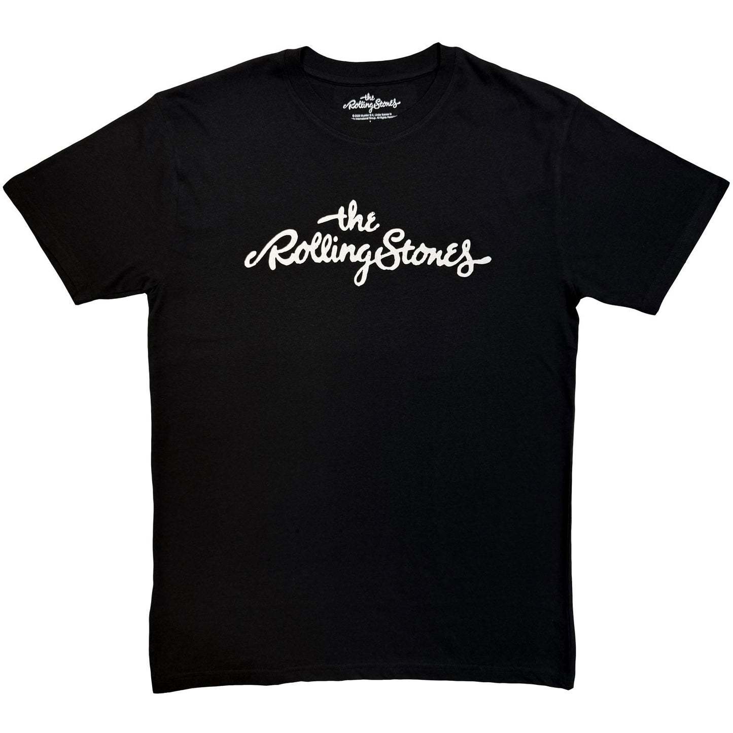 Rolling Stones Logo Mono T-shirt Front