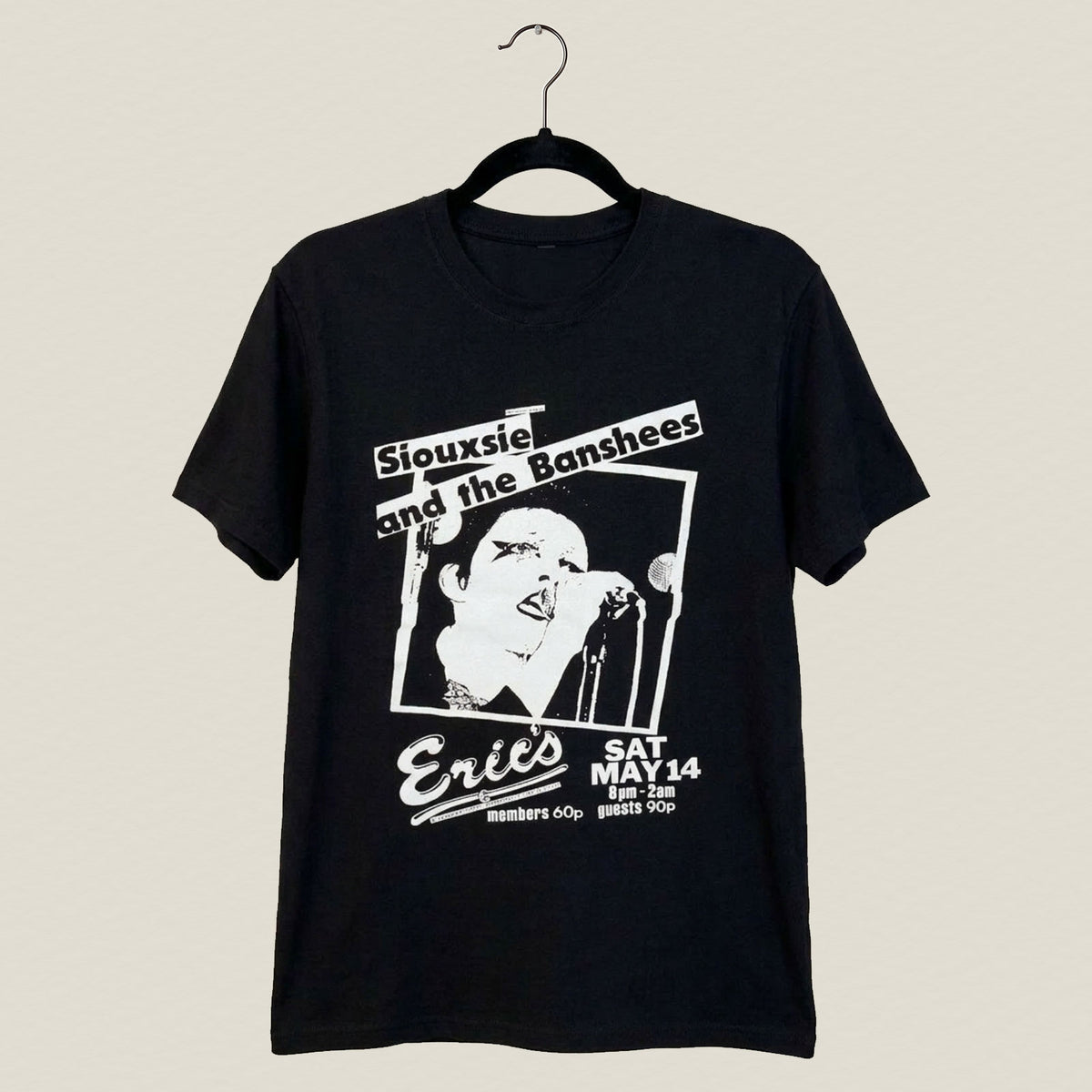 Siouxsie And The Banshees Eric's Carbon T-shirt Back