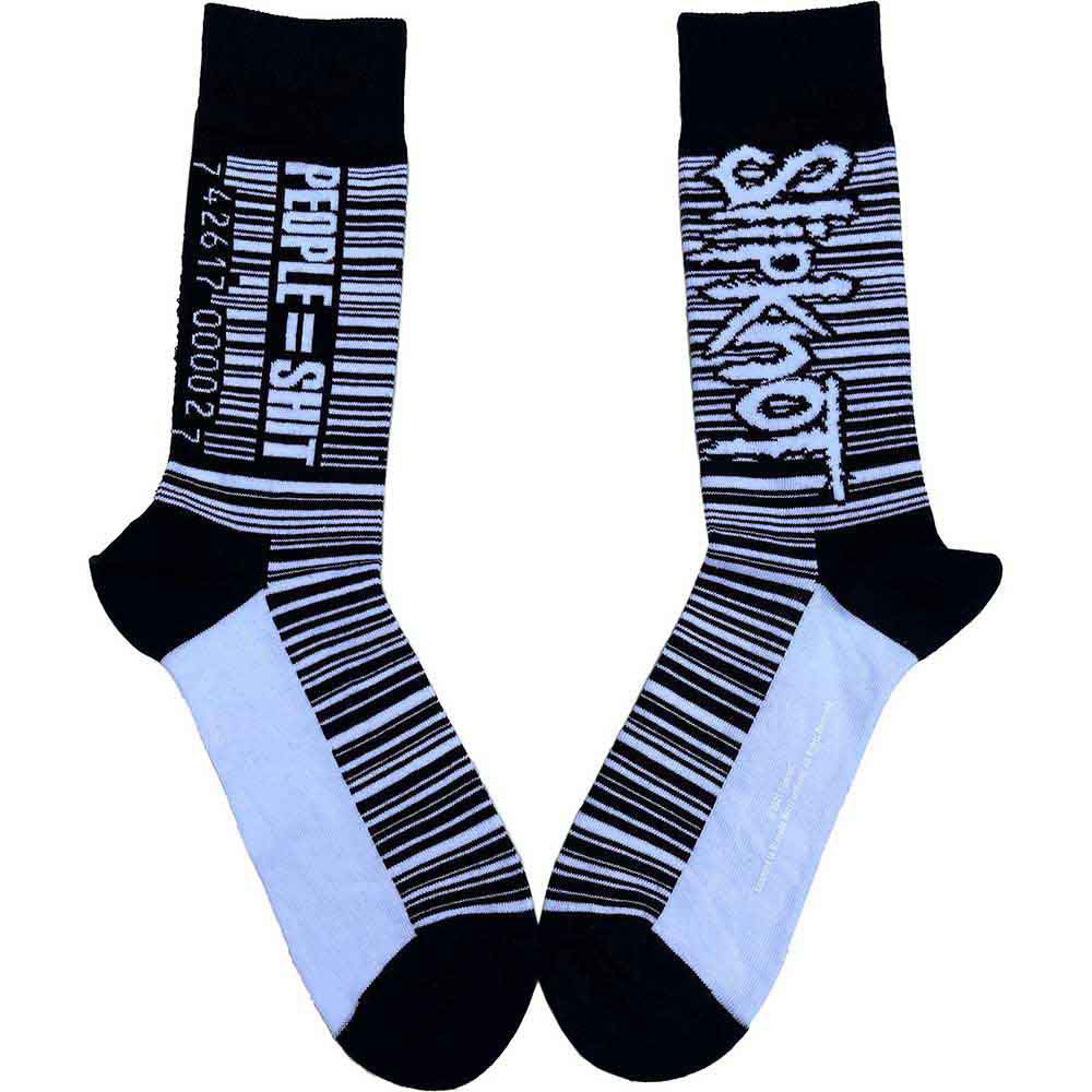 Slipknot Barcode (US Women's Shoe Size 6-9) Socks Back