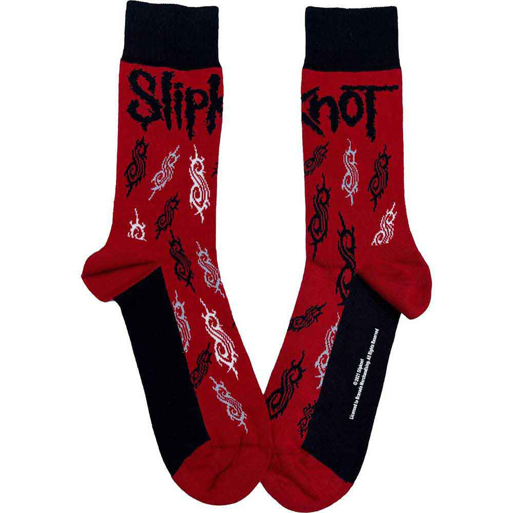 Slipknot Tribal S (US Women's Shoe Size 6-9) Socks Back