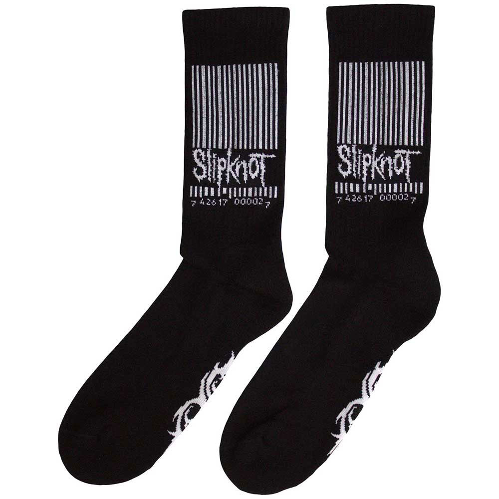 Slipknot Barcode & Tribal S (US Women's Shoe Size 6-9) Socks Back