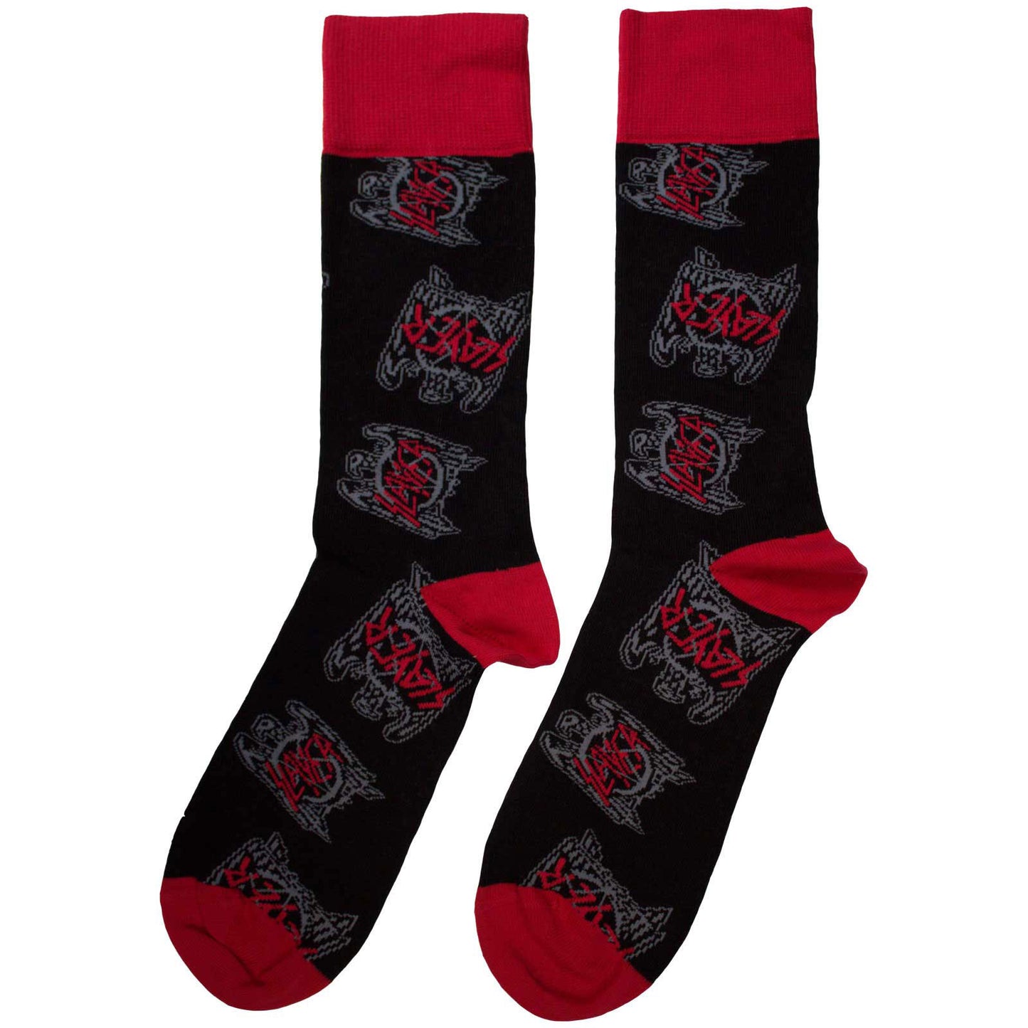 Slayer Eagle Crest Pattern (US Men's Shoe Size 8-12) Socks Back