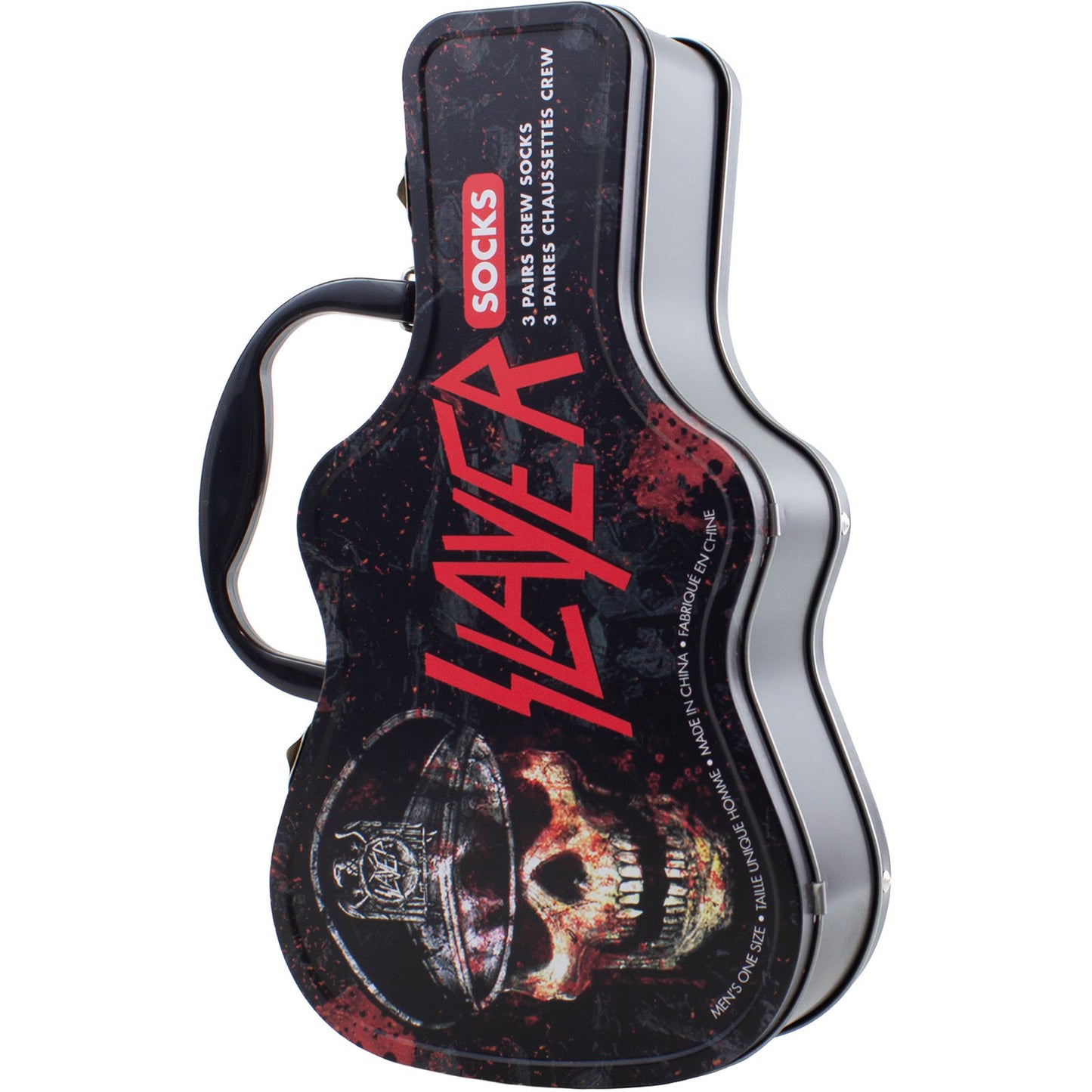 Slayer Logos (US Men's Shoe Size 8-12) Socks Front
