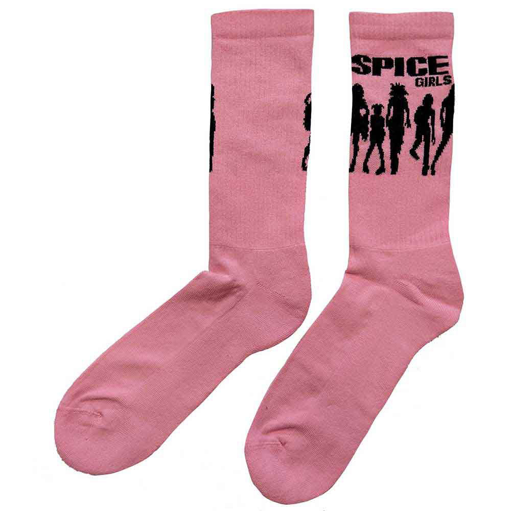 Spice Girls Silhouette (US Men's Shoe Size 8-12) Socks Alt 2