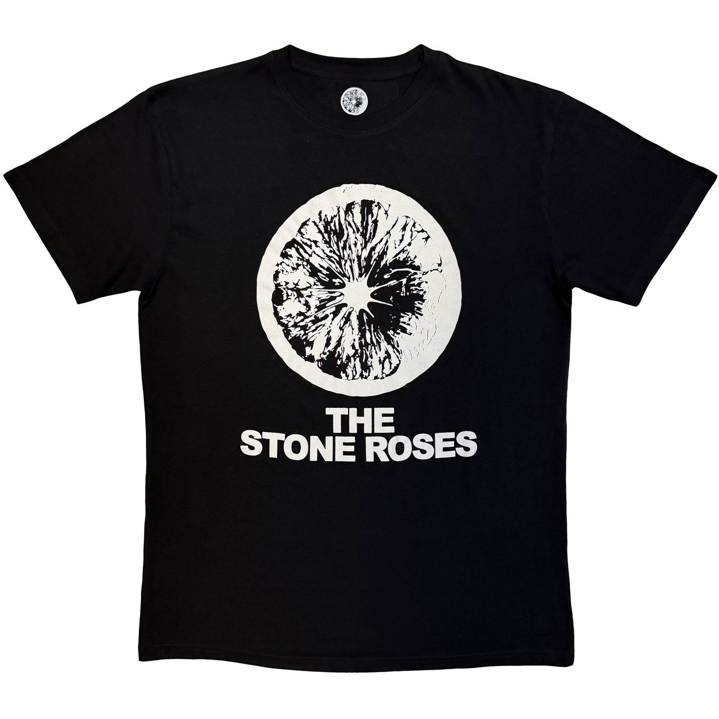 Stone Roses Logo & Lemon Mono T-shirt Front