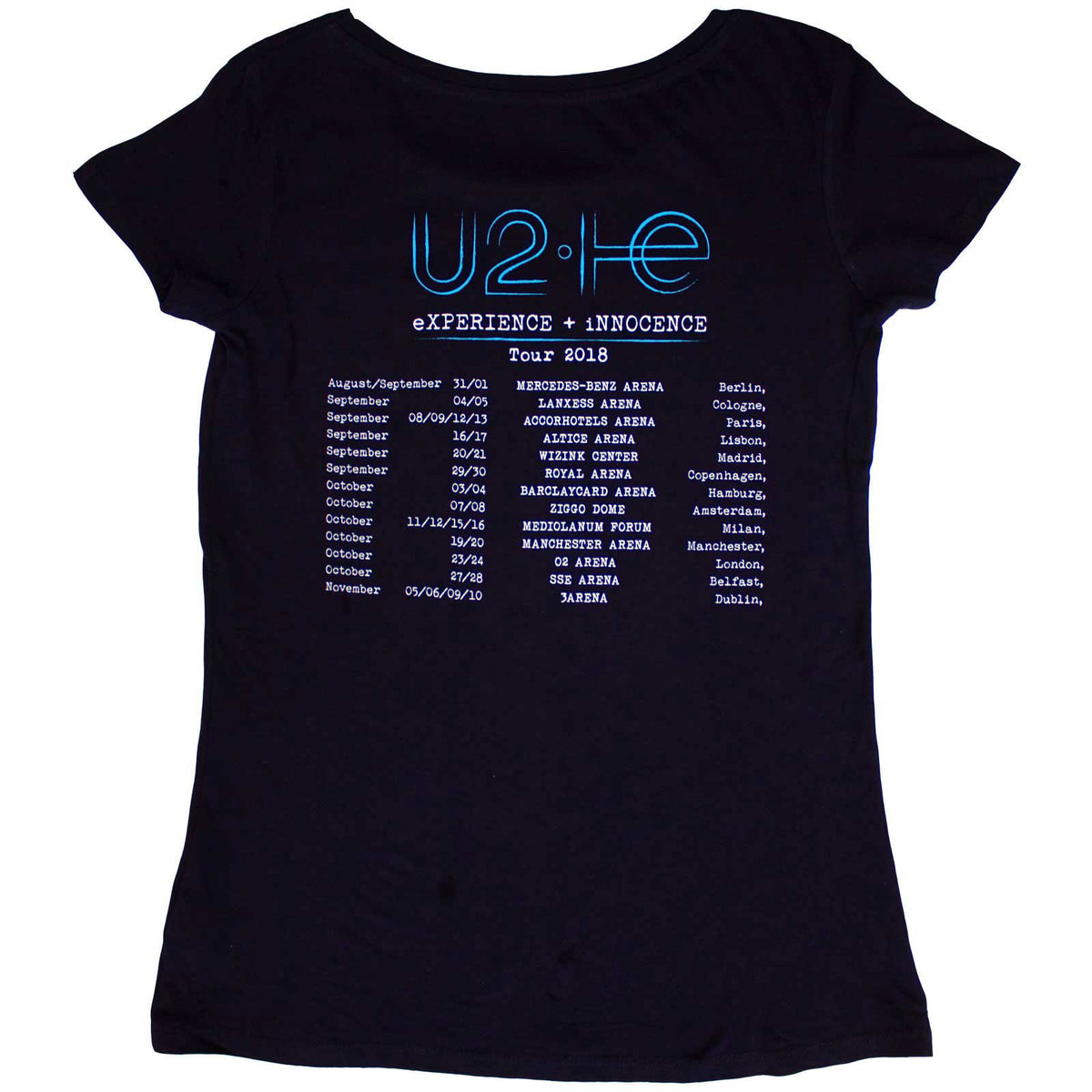 U2 Logo 2018 Junior Top Back