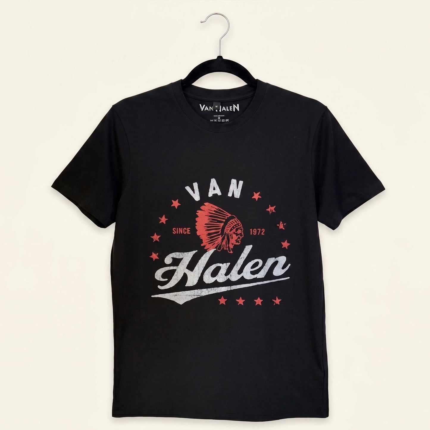 Van Halen Red Indian Carbon T-shirt Back
