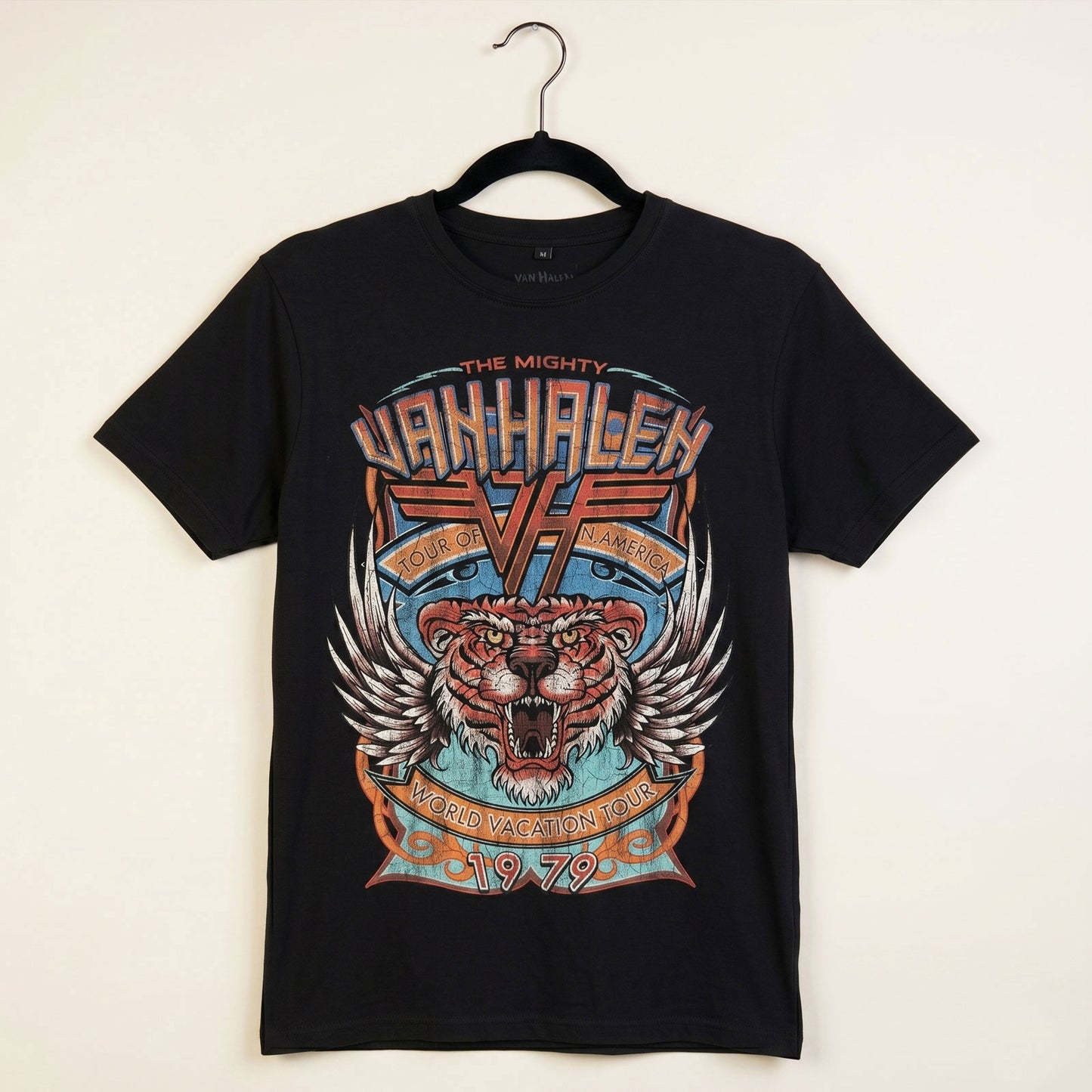 Van Halen World Tour Carbon T-shirt Back