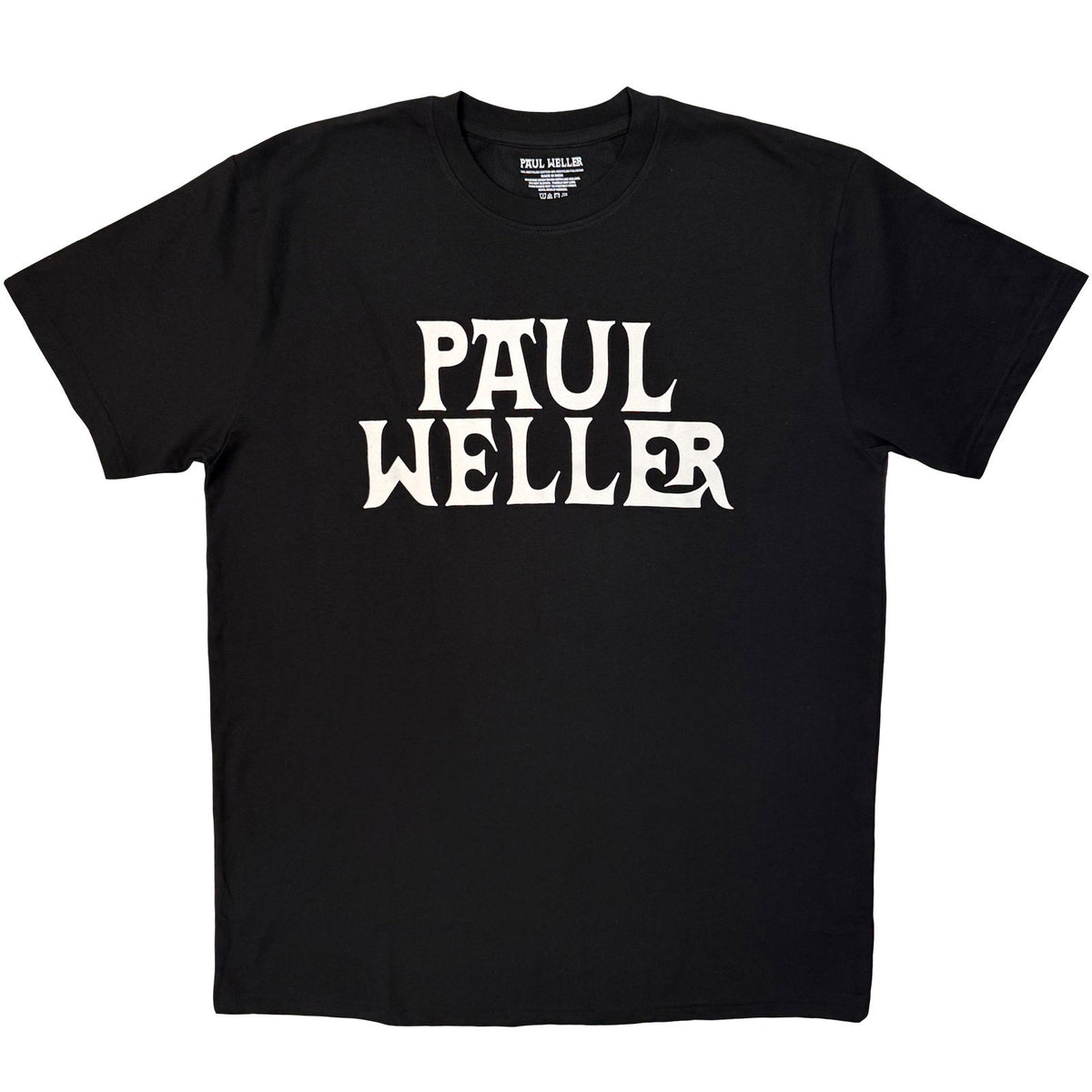 Paul Weller Logo Mono T-shirt Front