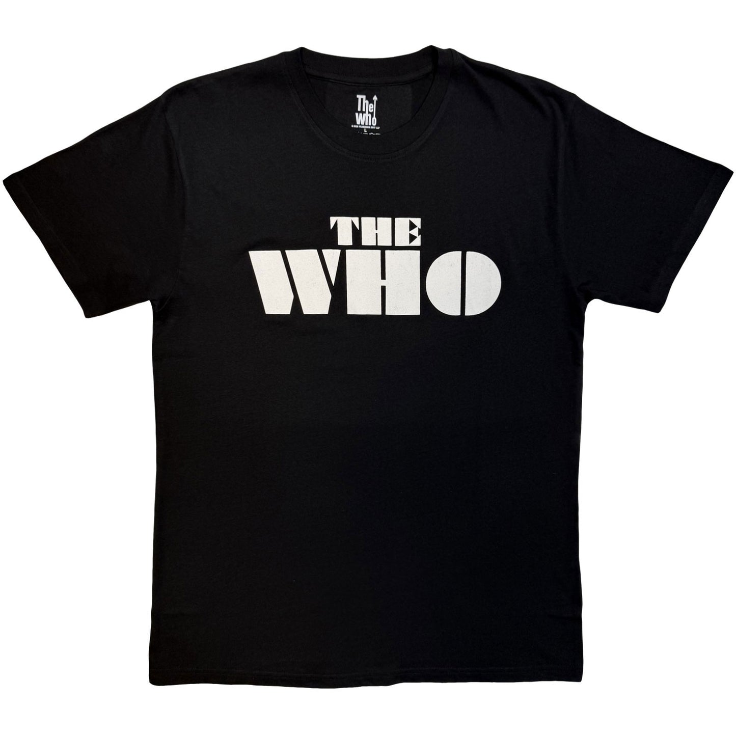 Who Block Logo Mono T-shirt Front