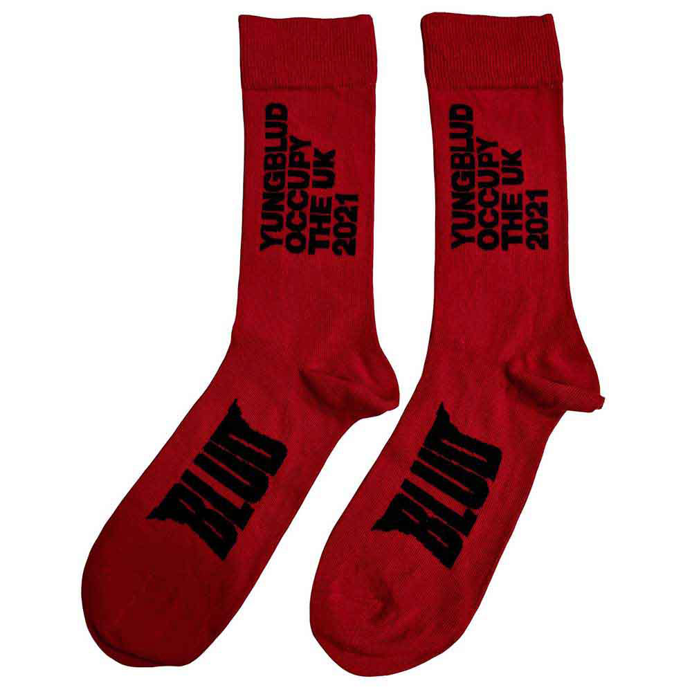 Yungblud Occupy The Uk (US Men's Shoe Size 8-12) Socks Alt 2