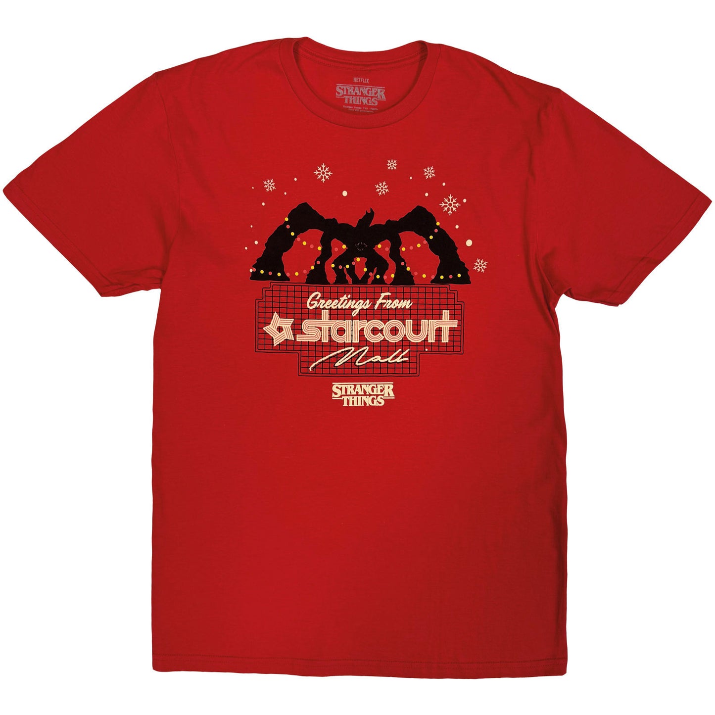 Stranger Things Greetings From Starcourt T-shirt Front