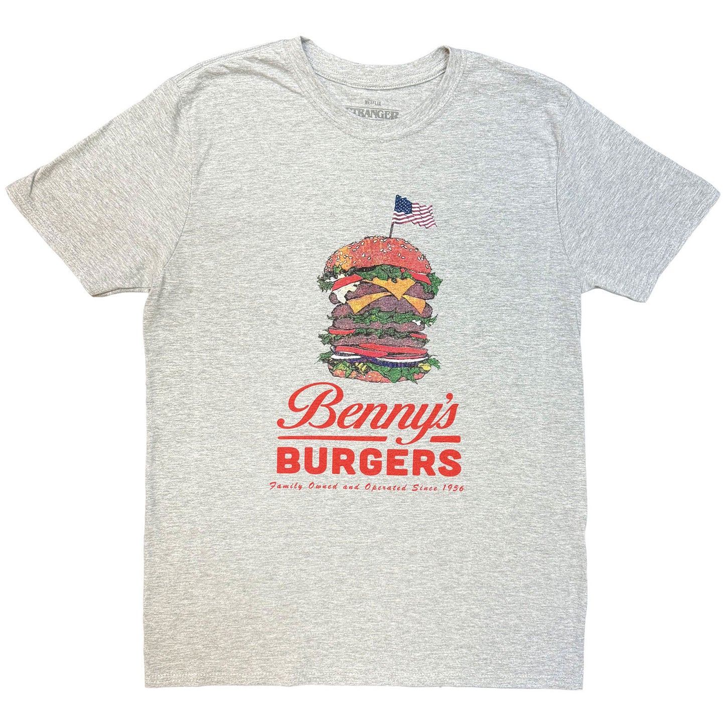 Stranger Things Bennys Burger T-shirt Front