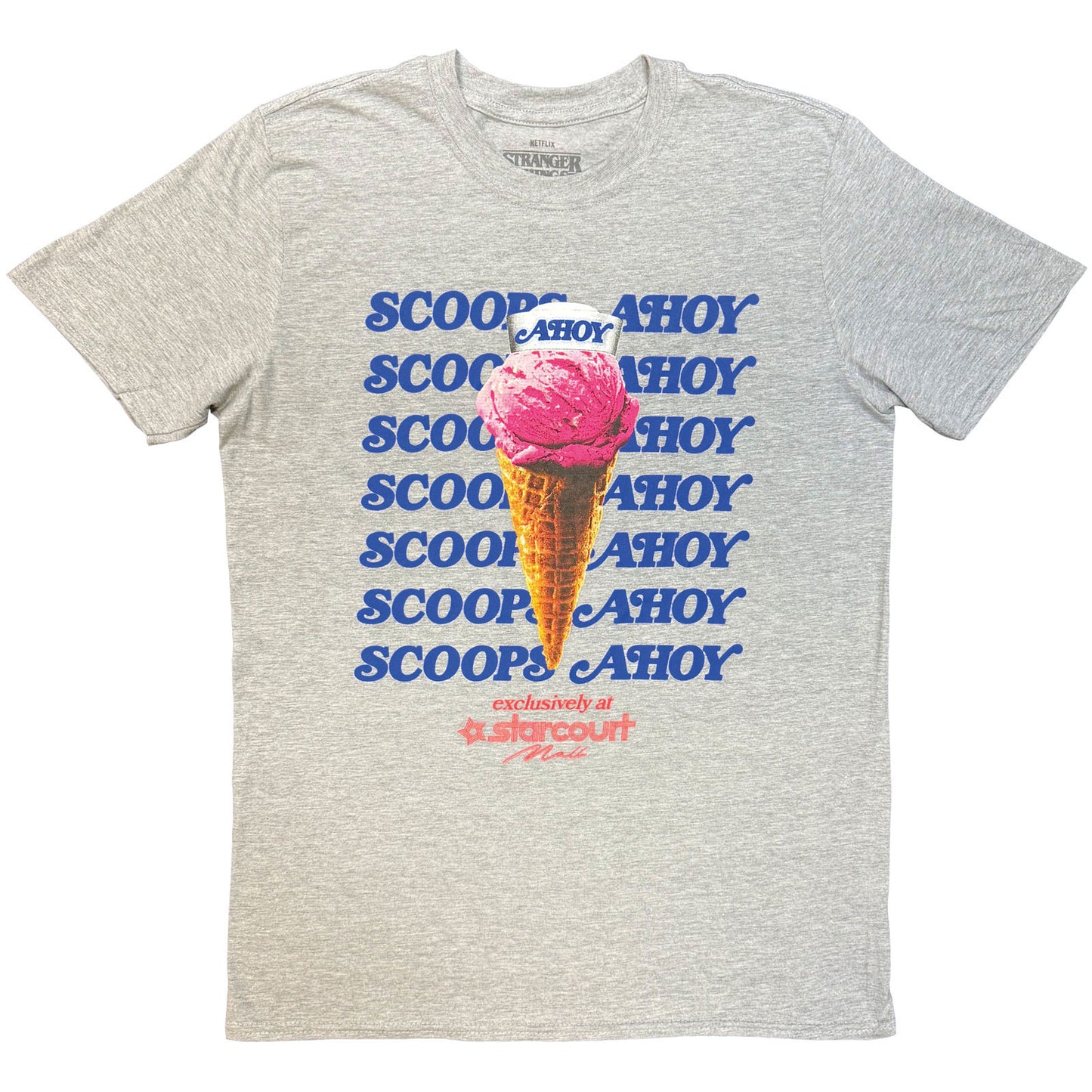Stranger Things Scoop Ahoy Ice Cream T-shirt Front