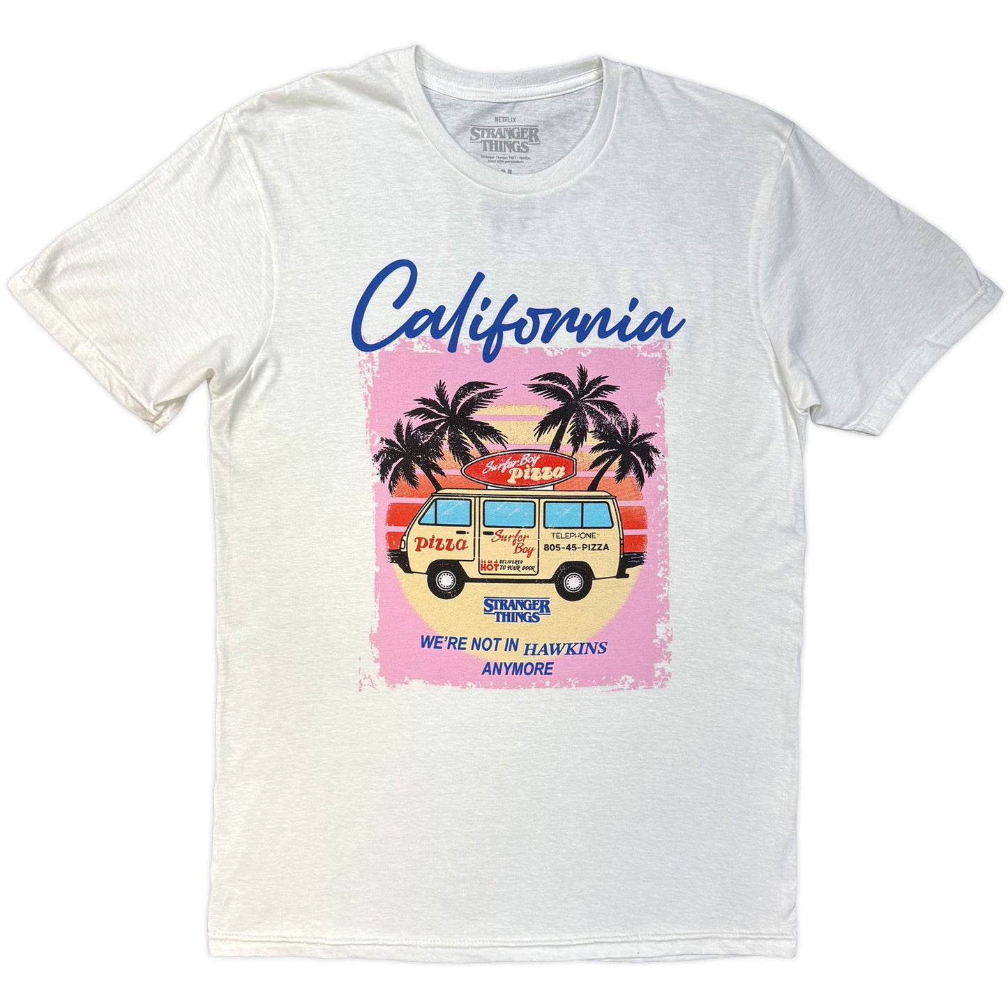 Stranger Things California T-shirt Front